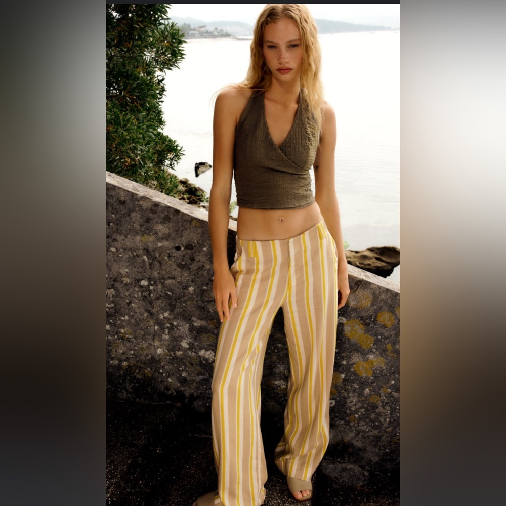 ZARA Linen trouser - Picture 2 of 11